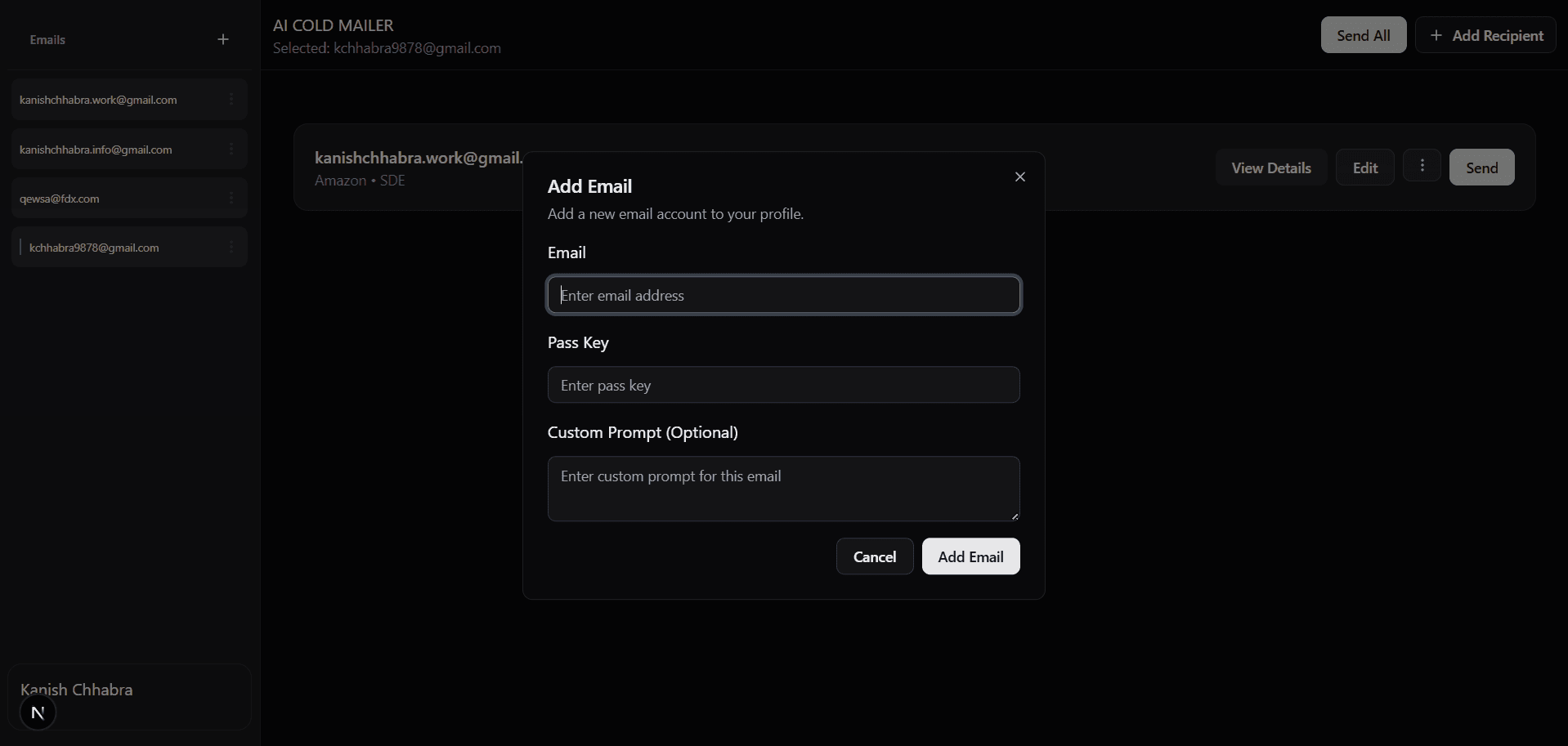 AI Automatic Mailer